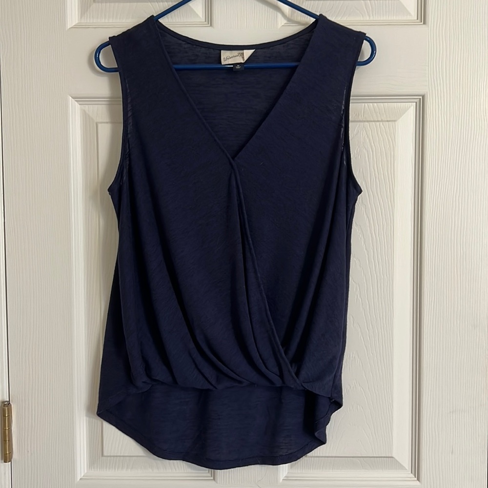Navy blue blouse